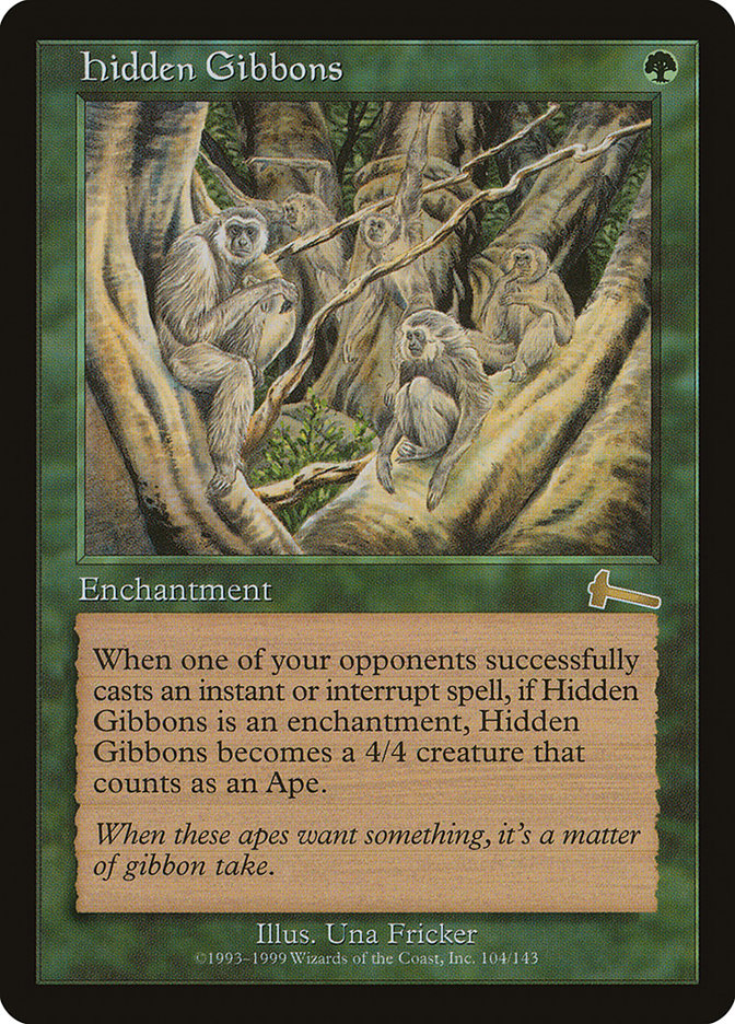 Hidden Gibbons [Urza's Legacy] | Anubis Games and Hobby