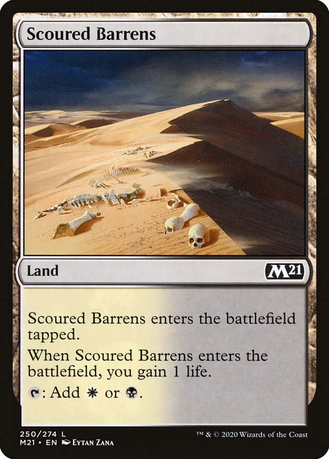 Scoured Barrens [Core Set 2021] | Anubis Games and Hobby