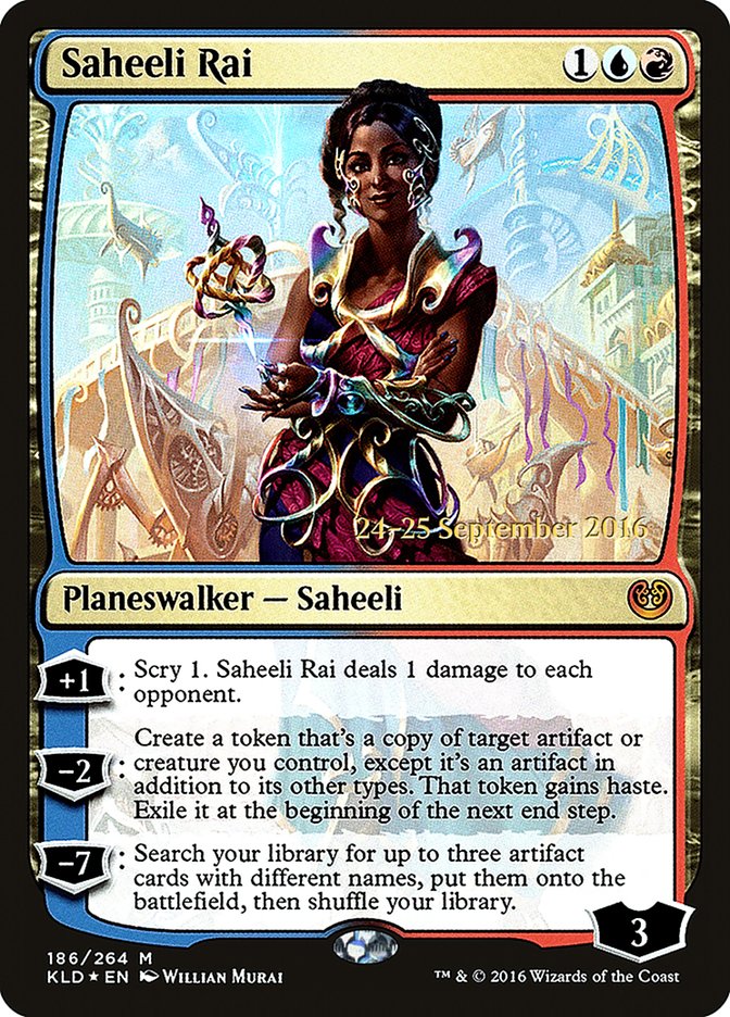 Saheeli Rai [Kaladesh Prerelease Promos] | Anubis Games and Hobby