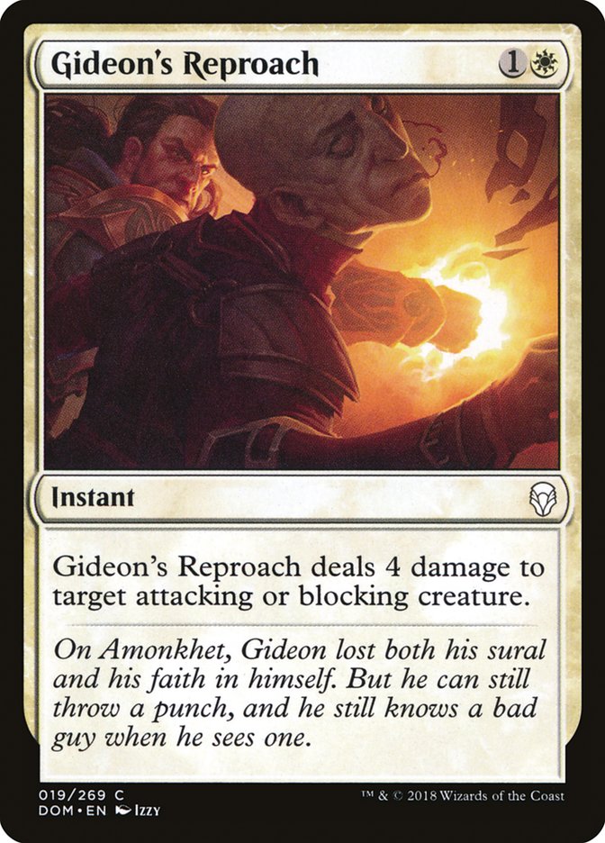 Gideon's Reproach [Dominaria] | Anubis Games and Hobby