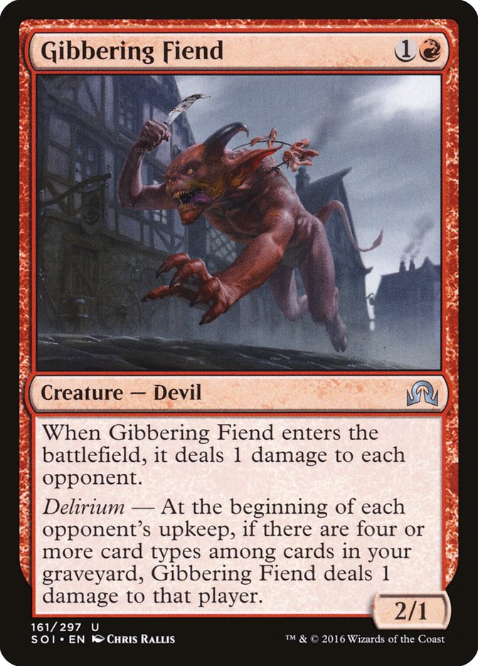 Gibbering Fiend [Shadows over Innistrad] | Anubis Games and Hobby