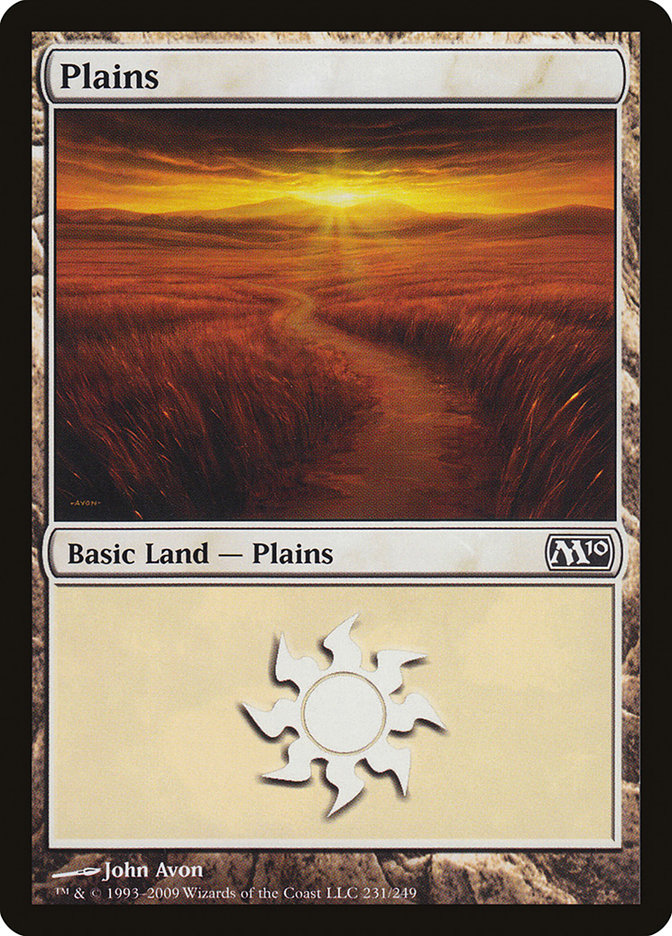 Plains (231) [Magic 2010] | Anubis Games and Hobby