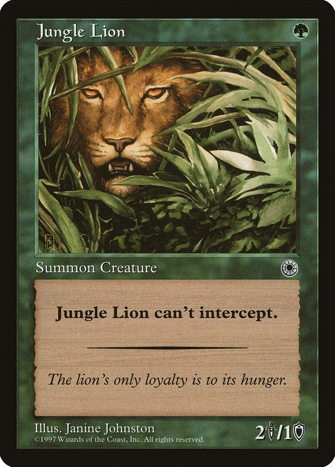 Jungle Lion [Portal] | Anubis Games and Hobby