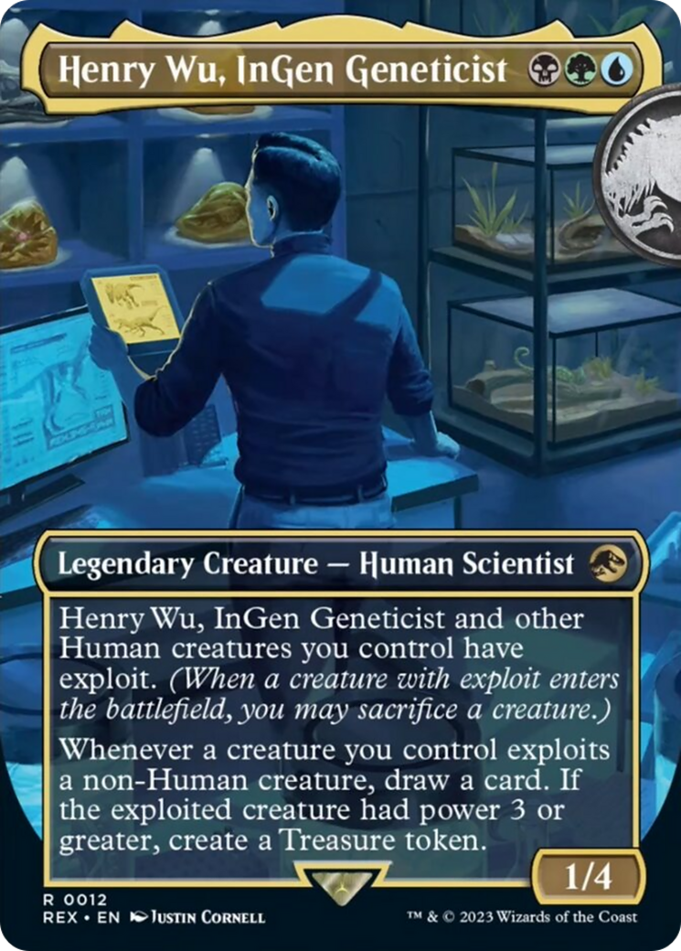 Henry Wu, InGen Geneticist (Borderless) [Jurassic World Collection] | Anubis Games and Hobby