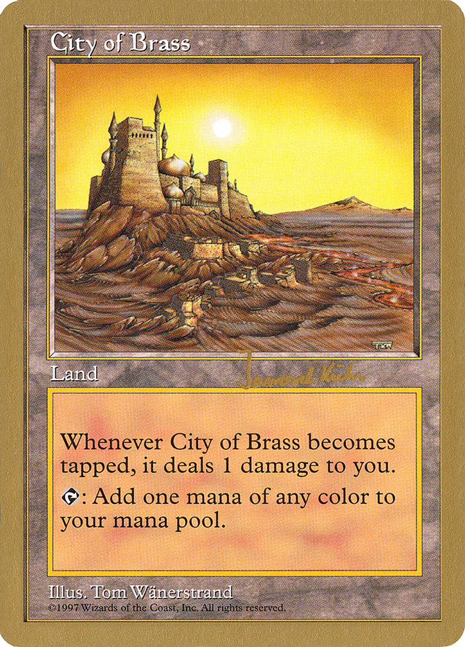 City of Brass (Janosch Kuhn) [World Championship Decks 1997] | Anubis Games and Hobby