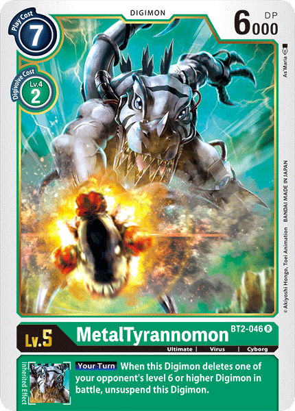 MetalTyrannomon [BT2-046] [Release Special Booster Ver.1.0] | Anubis Games and Hobby