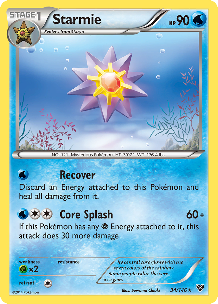 Starmie (34/146) [XY: Base Set] | Anubis Games and Hobby