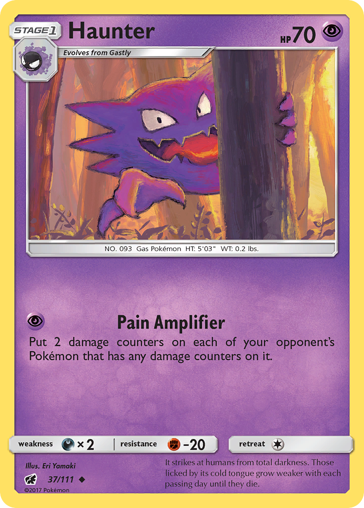 Haunter (37/111) [Sun & Moon: Crimson Invasion] | Anubis Games and Hobby