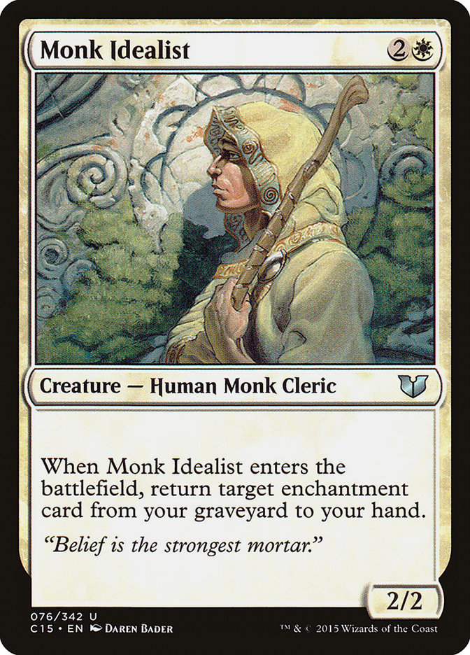 Monk Idealist [Commander 2015] | Anubis Games and Hobby