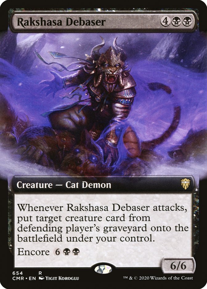 Rakshasa Debaser (Extended Art) [Commander Legends] | Anubis Games and Hobby