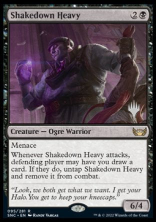 Shakedown Heavy (Promo Pack) [Streets of New Capenna Promos] | Anubis Games and Hobby