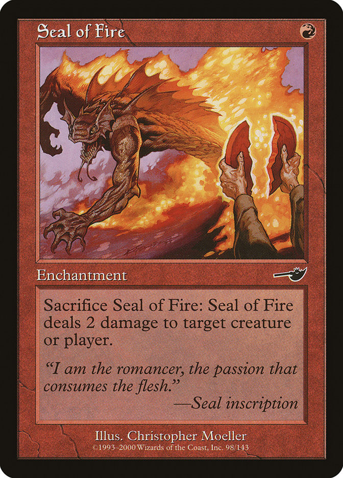 Seal of Fire [Nemesis] | Anubis Games and Hobby