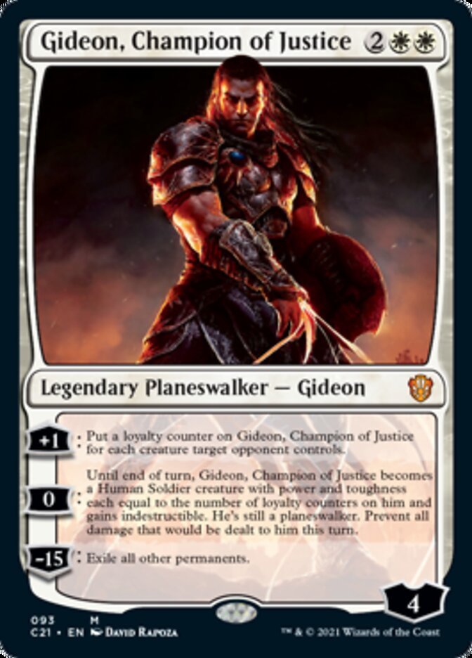 Gideon, Champion of Justice [Commander 2021] | Anubis Games and Hobby