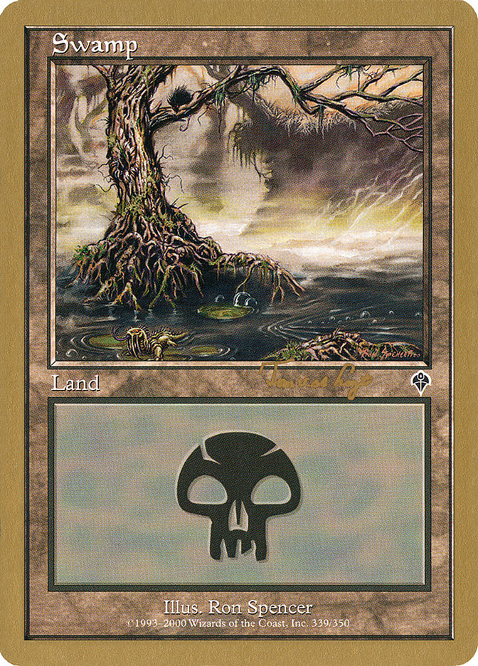 Swamp (tvdl339) (Tom van de Logt) [World Championship Decks 2001] | Anubis Games and Hobby