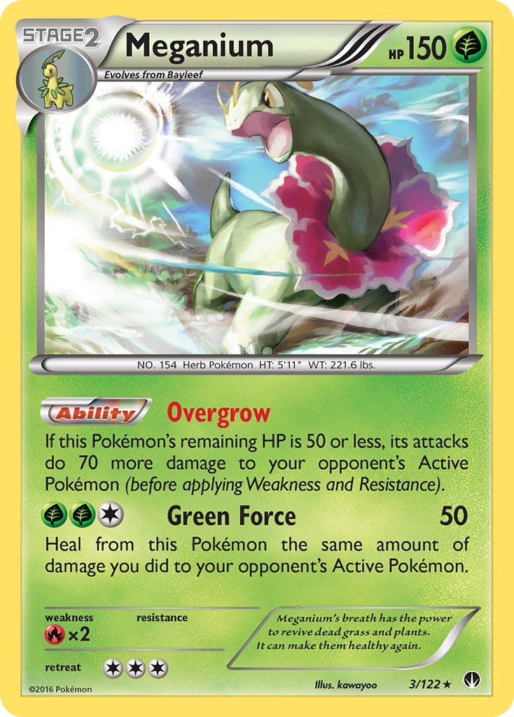 Meganium (3/122) [XY: BREAKpoint] | Anubis Games and Hobby