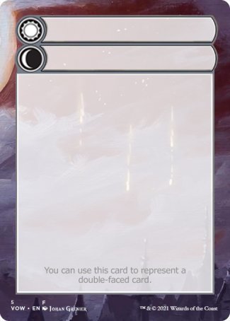 Helper Card (5/9) [Innistrad: Crimson Vow Tokens] | Anubis Games and Hobby