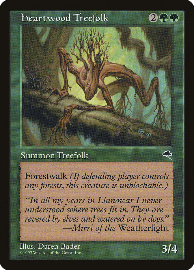 Heartwood Treefolk [Tempest] | Anubis Games and Hobby