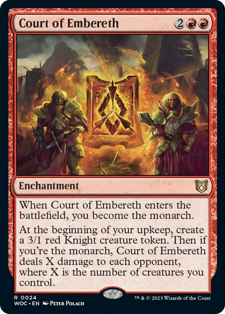 Court of Embereth [Wilds of Eldraine Commander] | Anubis Games and Hobby