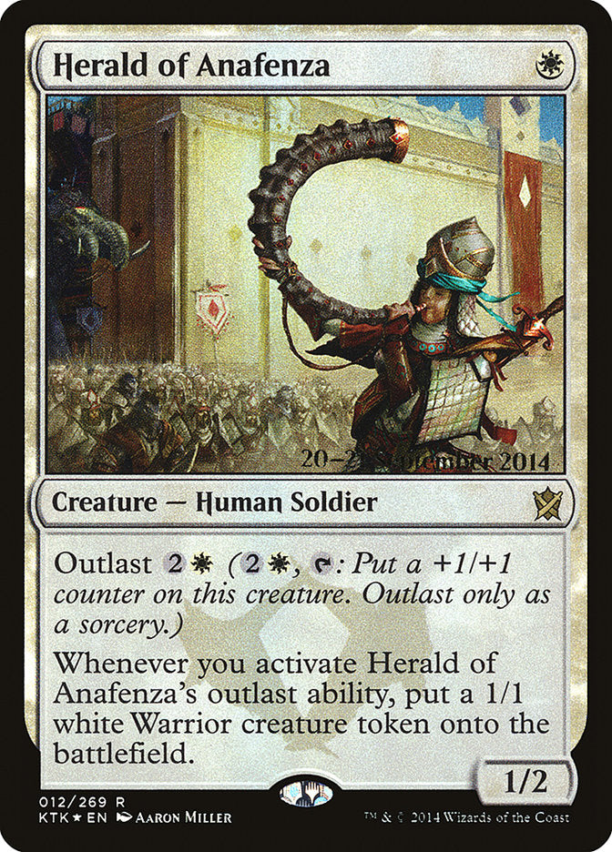 Herald of Anafenza [Khans of Tarkir Prerelease Promos] | Anubis Games and Hobby