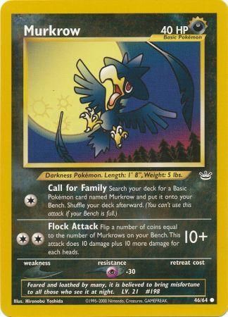 Murkrow (46/64) [Neo Revelation Unlimited] | Anubis Games and Hobby