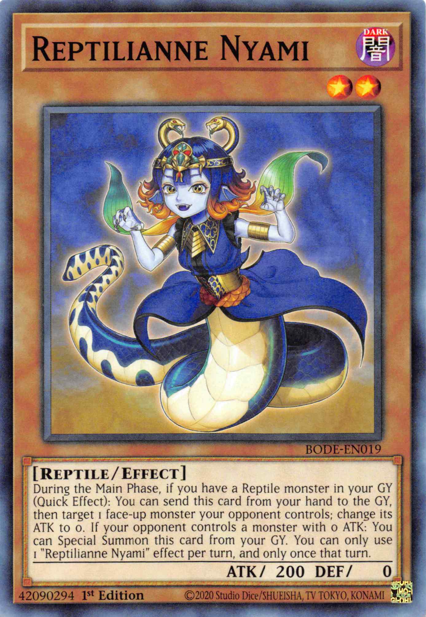 Reptilianne Nyami [BODE-EN019] Common | Anubis Games and Hobby