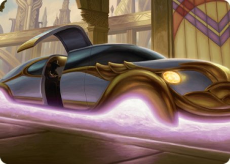 Mysterious Limousine Art Card [Streets of New Capenna Art Series] | Anubis Games and Hobby