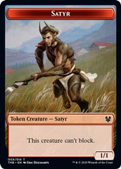 Satyr // Goblin Construct Double-Sided Token [Challenger Decks 2021 Tokens] | Anubis Games and Hobby