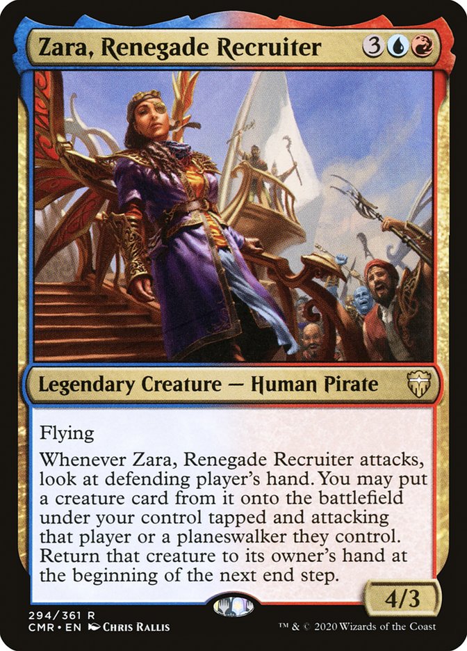 Zara, Renegade Recruiter [Commander Legends] | Anubis Games and Hobby