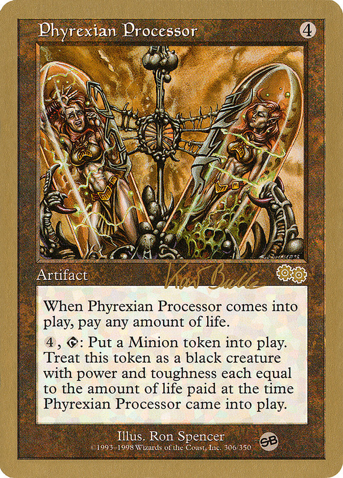 Phyrexian Processor (Kai Budde) (SB) [World Championship Decks 1999] | Anubis Games and Hobby