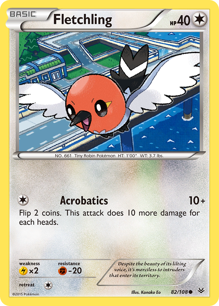 Fletchling (82/108) [XY: Roaring Skies] | Anubis Games and Hobby