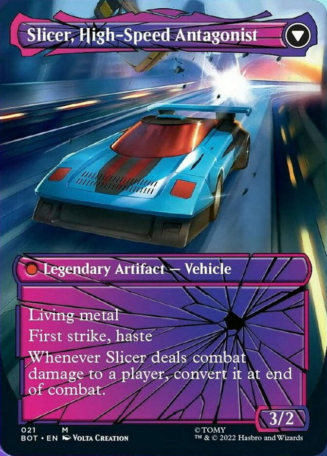Slicer, Hired Muscle // Slicer, High-Speed Antagonist (Shattered Glass) [Transformers] | Anubis Games and Hobby