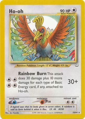 Ho-oh (18/64) [Neo Revelation Unlimited] | Anubis Games and Hobby