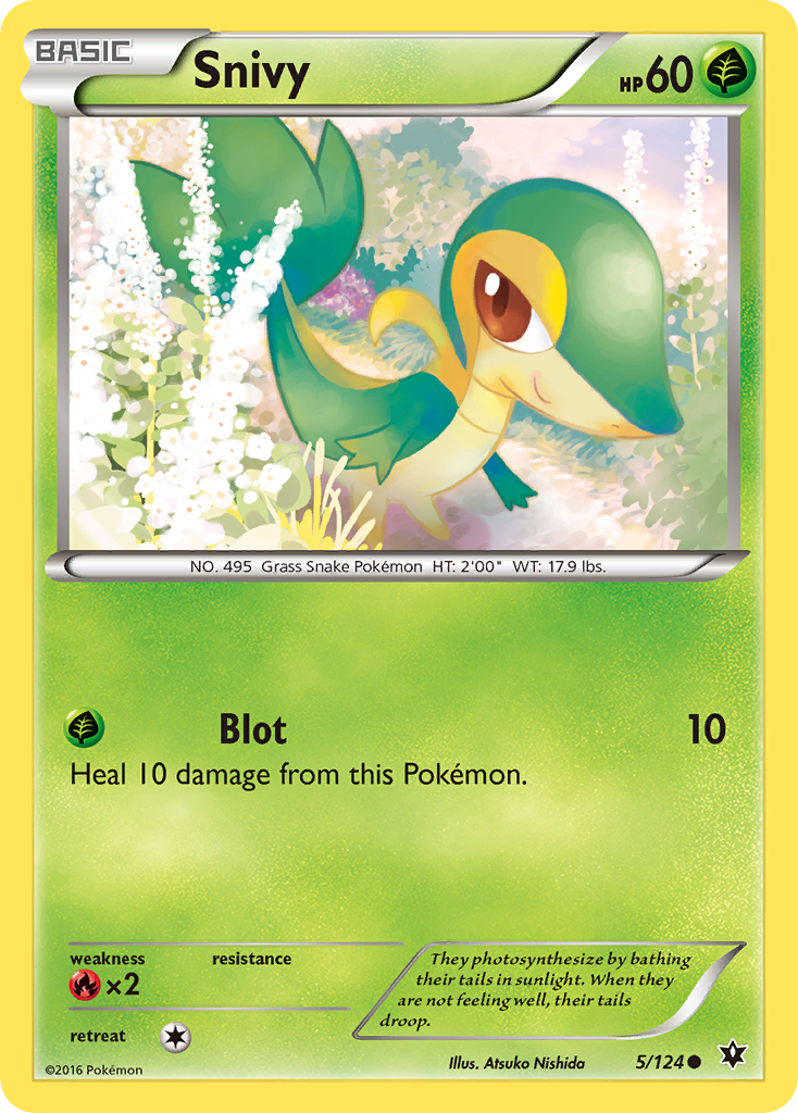 Snivy (5/124) [XY: Fates Collide] | Anubis Games and Hobby