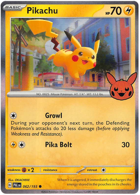 Pikachu (062/193) [Trick or Trade 2023] | Anubis Games and Hobby