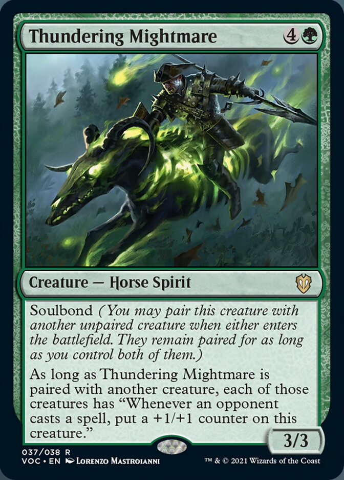 Thundering Mightmare [Innistrad: Crimson Vow Commander] | Anubis Games and Hobby