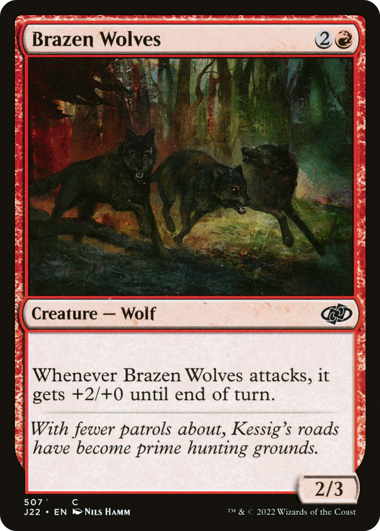 Brazen Wolves [Jumpstart 2022] | Anubis Games and Hobby