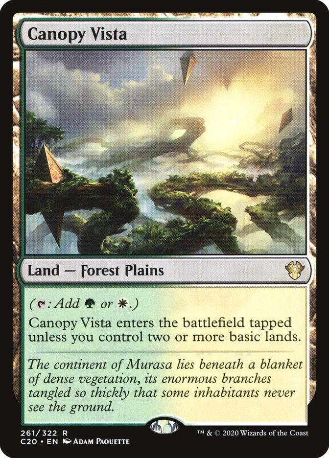 Canopy Vista [Commander 2020] | Anubis Games and Hobby