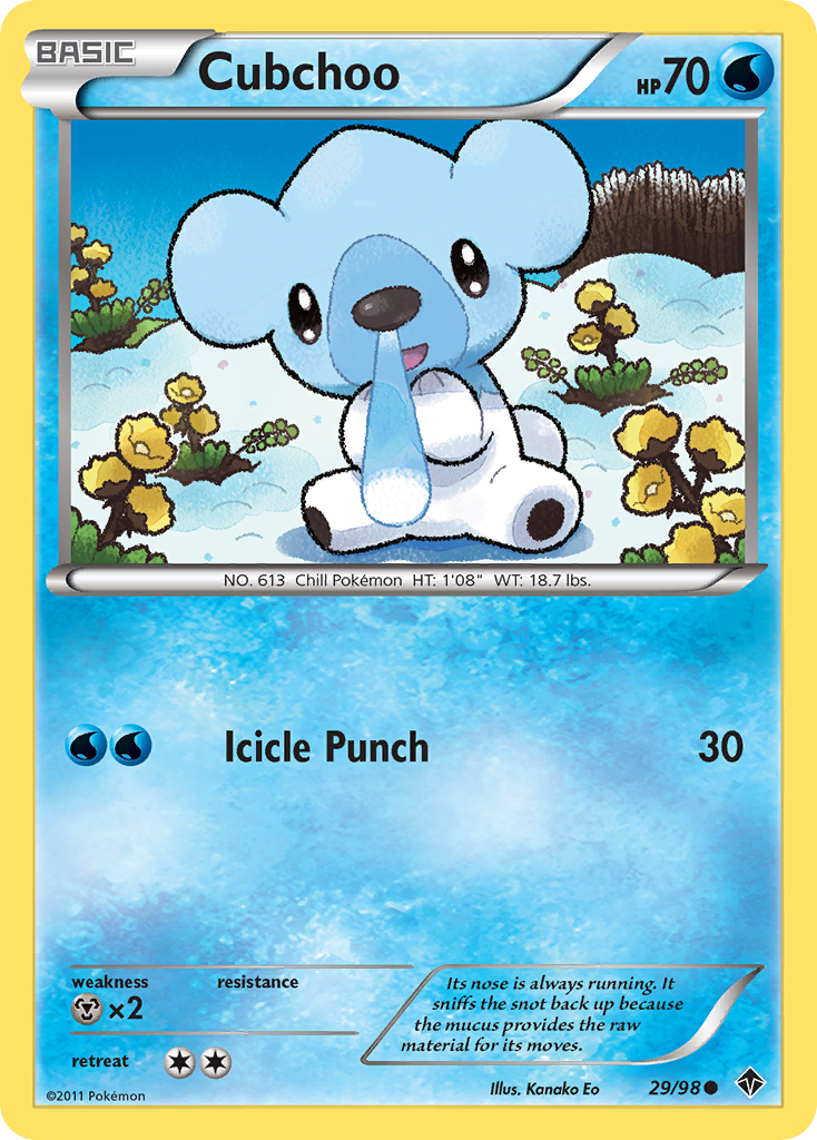Cubchoo (29/98) [Black & White: Emerging Powers] | Anubis Games and Hobby
