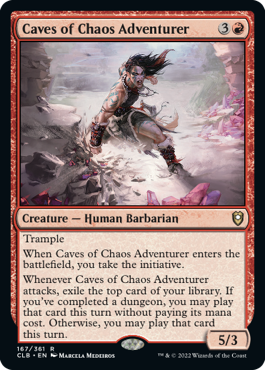 Caves of Chaos Adventurer [Commander Legends: Battle for Baldur's Gate] | Anubis Games and Hobby