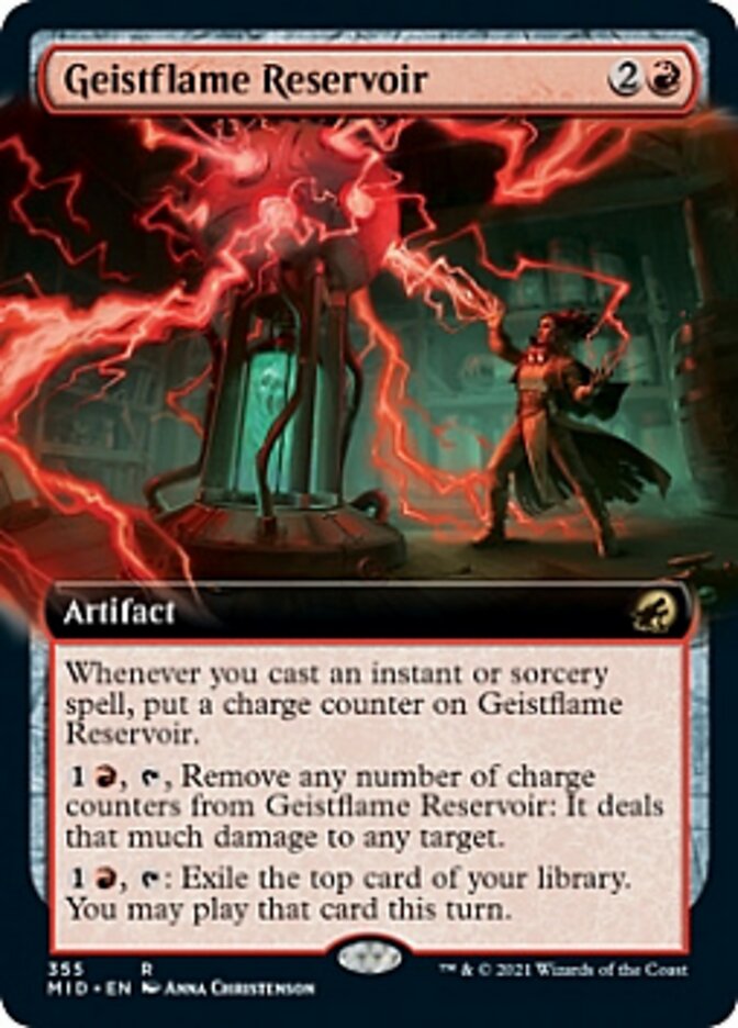 Geistflame Reservoir (Extended Art) [Innistrad: Midnight Hunt] | Anubis Games and Hobby