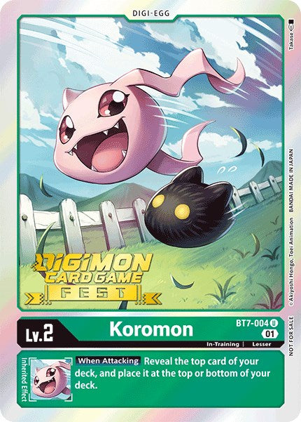 Koromon [BT7-004] (Digimon Card Game Fest 2022) [Next Adventure Promos] | Anubis Games and Hobby