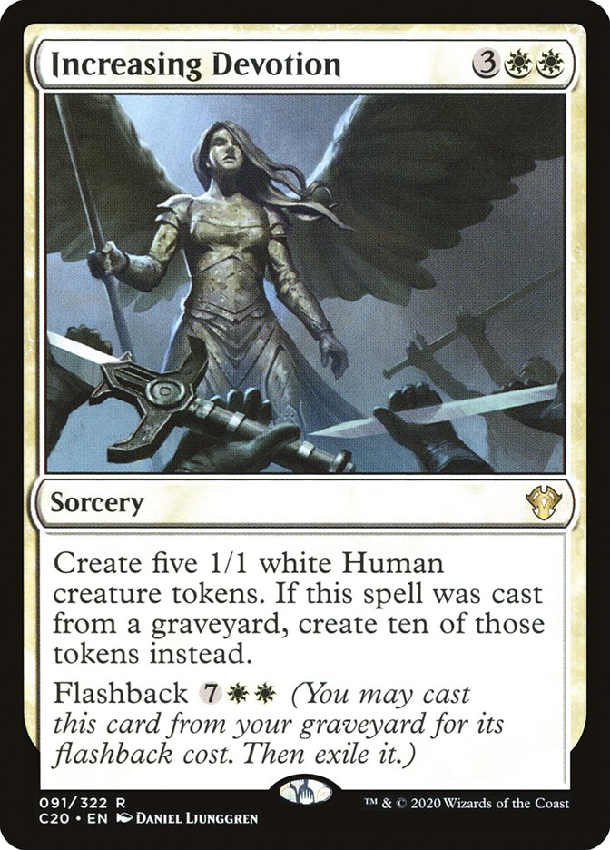 Increasing Devotion [Commander 2020] | Anubis Games and Hobby
