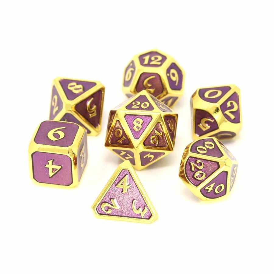 Mythica Gold Amethyst 7 Set | Anubis Games and Hobby