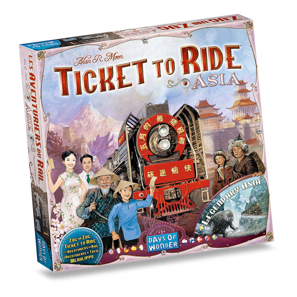 Ticket to Ride: Asia Map Collection | Anubis Games and Hobby