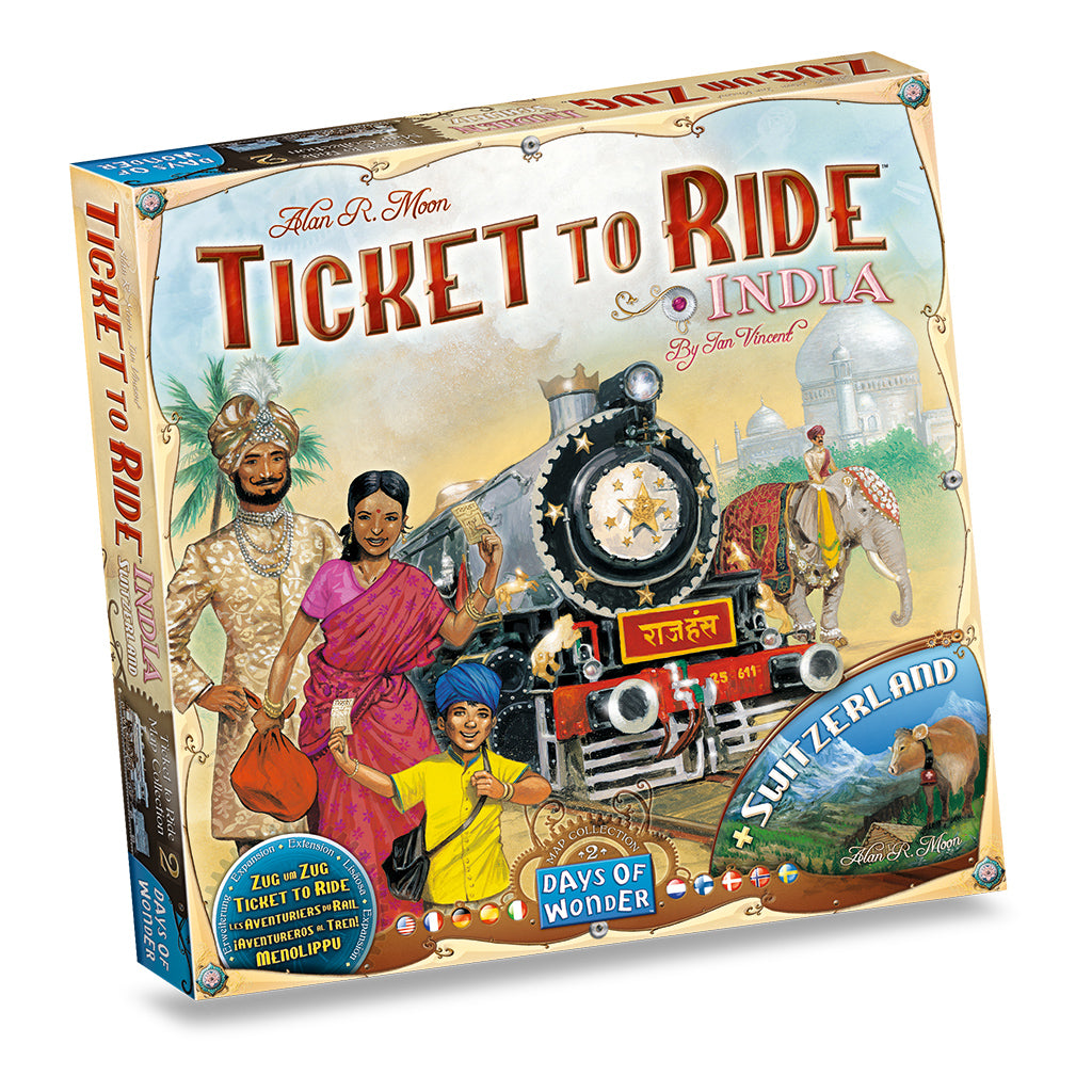 Ticket to Ride: India Map Collection | Anubis Games and Hobby