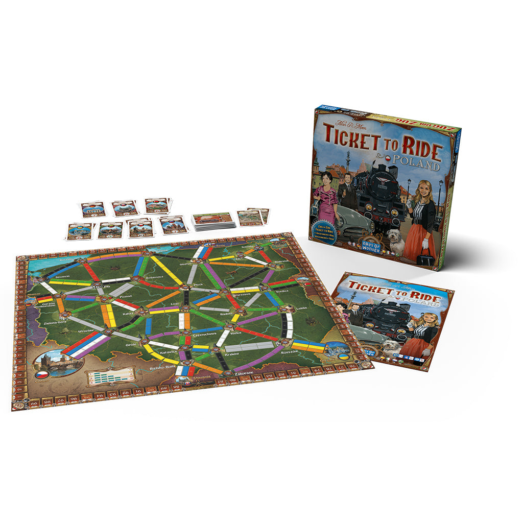 Ticket to Ride: Poland Map Collection | Anubis Games and Hobby