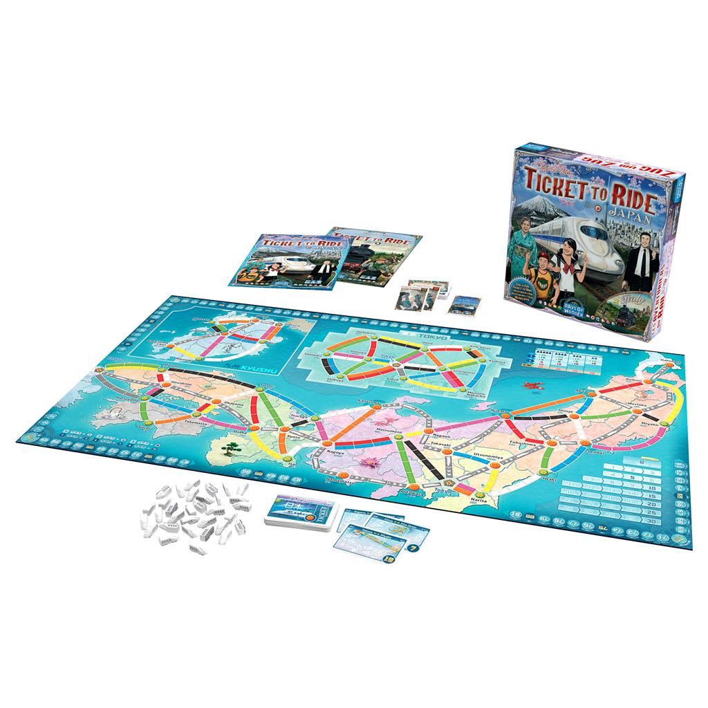 Ticket to Ride: Japan Map Collection | Anubis Games and Hobby