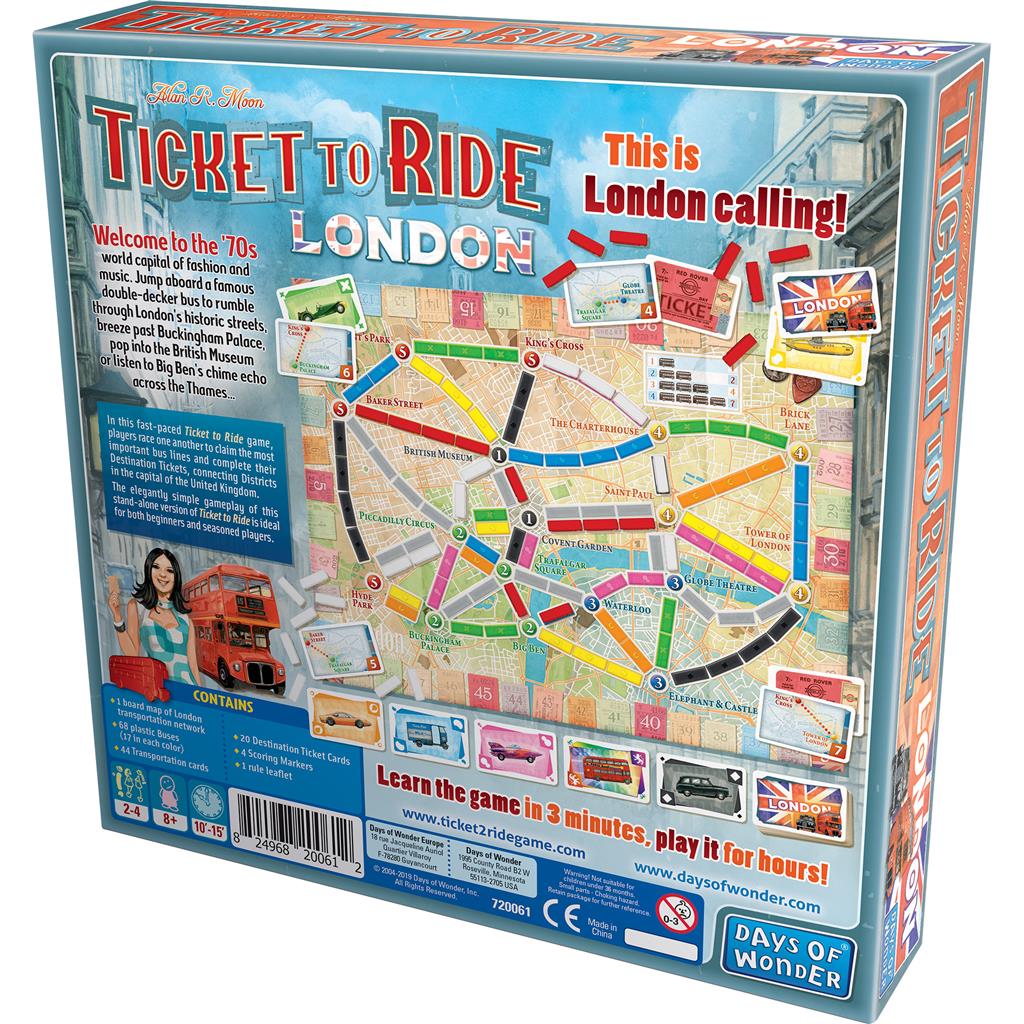 Ticket to Ride: London | Anubis Games and Hobby