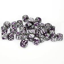 Gemini Purple/Steel/White 12mm | Anubis Games and Hobby