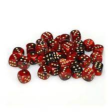 Gemini Black/Red/Gold 12mm | Anubis Games and Hobby